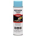 Rust-Oleum Industrial Choice Striping Paint, 18 oz, Blue, Solvent -Based 1627838